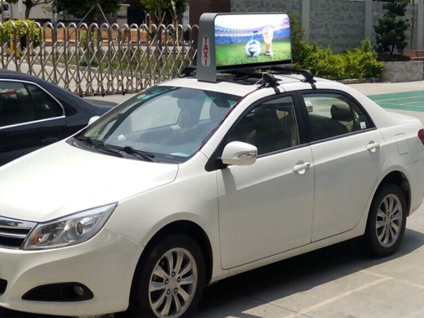 Taxi top LED display Launched