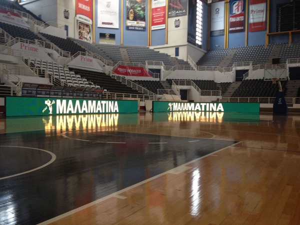 P6 Sports LED Display for Basketball Court Perimeter